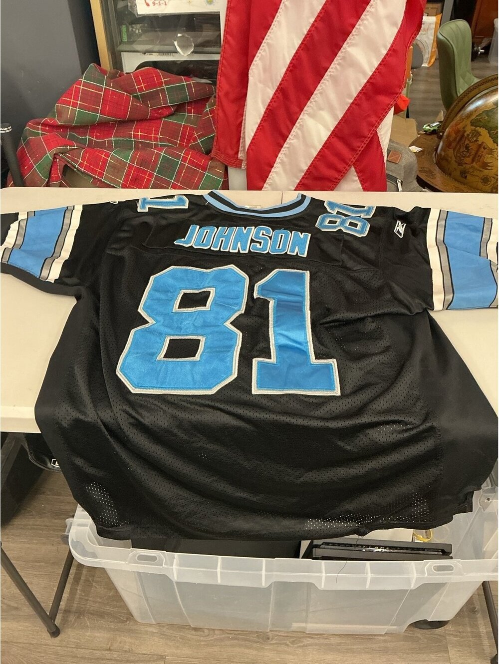 Men's #81 Johnson Football Jersey